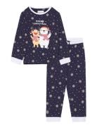 Best Friends Christmas Pyjamas Kids Pyjamas Sett Navy Christmas Sweats