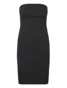 Vmmathilde Sl Tight Abk Dress D2 Knelang Kjole Black Vero Moda