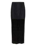 Cmst -Skirt Langt Skjørt Black Copenhagen Muse