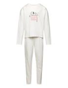 Long Snoopy Pyjama Pyjamas Sett White Mango