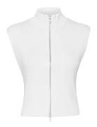 Yasmiagz Waistcoat Vests Knitted Vests White Gestuz