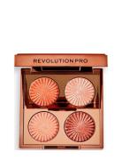 Revolution Pro Goddess Glow Eye Quad Golden Hour Øyenskygge Palett Smi...