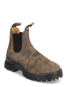 Bl 2239 Chunky Chelsea Boot Støvletter Chelsea Boot Brown Blundst