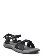 Lakewood Ride Sandal W Flate Sandaler Black Jack Wolfskin