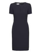 Dress Woven Knelang Kjole Navy Gerry Weber