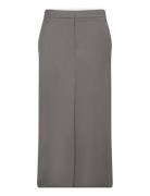 Long Suiting Skirt Langt Skjørt Grey REMAIN Birger Christensen