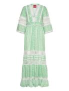 Mablecras Dress Maxikjole Festkjole Green Cras