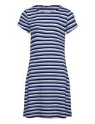 Striped Rib Dress Dresses & Skirts Dresses Casual Dresses Short-sleeve...