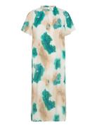 Viganaje Myta High Neck S/S Dress/Su Knelang Kjole Green Vila