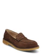 Loafer Mokasiner Lave Sko Brown ANGULUS