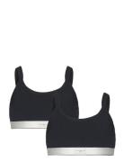 2P Bralette Night & Underwear Underwear Tops Black Tommy Hilfiger