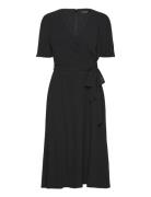 Classic Ggt 82-Dress Knelang Kjole Black Lauren Ralph Lauren