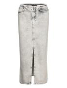 Honor Maxi Skirt Langt Skjørt Grey AllSaints