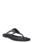 Daniella Flat Thong Flate Sandaler Black Michael Kors