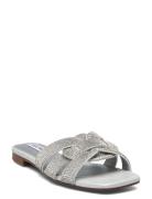 Vcay-R Sandal Flate Sandaler Silver Steve Madden