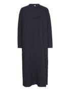 Anayars Dress Knelang Kjole Navy Résumé