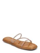 Selena Glam Sandal Flate Sandaler Beige Shoe The Bear