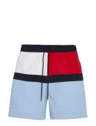 Medium Drawstring Badeshorts Blue Tommy Hilfiger