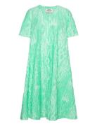 Chakra Trish Dress Aop Knelang Kjole Green Mads Nørgaard