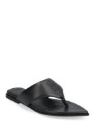 Ellye_Thong_Napd Flate Sandaler Black HUGO