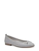 Woms Ballerina Ballerinasko Ballerinaer Silver Tamaris