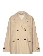 Elicepw Otw Trench Coat Kåpe Beige Part Two