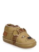 Leather Slipper - 3D Tøfler Innesko Brown Mikk-line