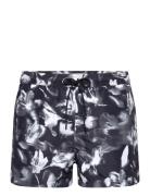 Short Drawstring-Print Badeshorts Navy Calvin Klein