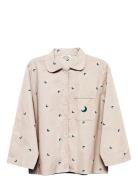 Moe Shirt Morning Topp Beige Maanesten