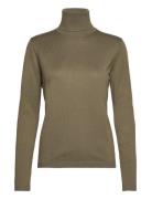 Srmarla Rollneck Knit Tops Knitwear Turtleneck Green Soft Rebels