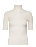 Leenda R.regal Wool Tops Knitwear Turtleneck Cream Theory