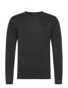 Jjeleo Knit Crew Neck Noos Tops Knitwear Round Necks Black Jack & J S