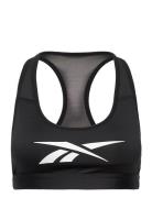 S Lux Vector Racer Bra Sport Bras & Tops Sports Bras - All Black Reebo...