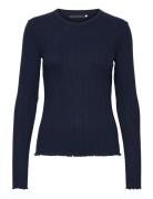 Candacekb Ck Ls Tops T-shirts & Tops Long-sleeved Navy Karen By Simons...