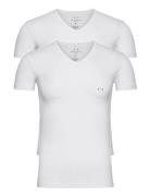 Loungewear Set Tops T-shirts Short-sleeved White Armani Exchange