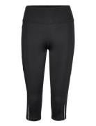 Ua Launch Capris Sport Running-training Tights Black Under Armour