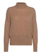 Mirjam Sweater Tops Knitwear Turtleneck Brown Balmuir