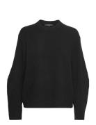 Hairy4059 Tops Knitwear Jumpers Black Ilse Jacobsen