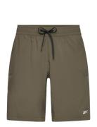 Wor Woven Short Sport Shorts Sport Shorts Khaki Green Reebok Performan...