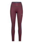 Nagino Run Tight Sport Running-training Tights Burgundy Asics