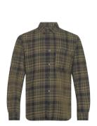 Onsyun Reg Btn Down Check Ls Shirt Tops Shirts Casual Khaki Green ONLY...