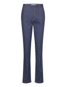 Vloragz Hw Pant Bottoms Jeans Straight-regular Blue Gestuz