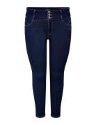 Caranna Life Hw Sk Ank Dbd Jeans Noos Bottoms Jeans Skinny Blue ONLY C...