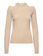 Viscose Pullover Tops Knitwear Jumpers Beige Rosemunde