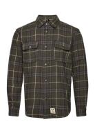 Adrian New Shirt Tops Overshirts Khaki Green Fat Moose