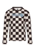 Kim Kids Checkered Longsleeve Tops T-shirts Long-sleeved T-shirts Mult...