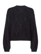 Vmmisty Ls O-Neck Pullover Boo Tops Knitwear Jumpers Black Vero Moda