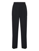 Mschmadeira Selia Hw Pants Bottoms Trousers Straight Leg Black MSCH Co...