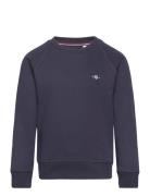 Shield C-Neck Tops Sweat-shirts & Hoodies Sweat-shirts Navy GANT