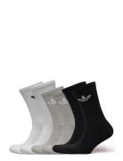 Tr Crew S 6P Sport Socks Regular Socks Black Adidas Originals